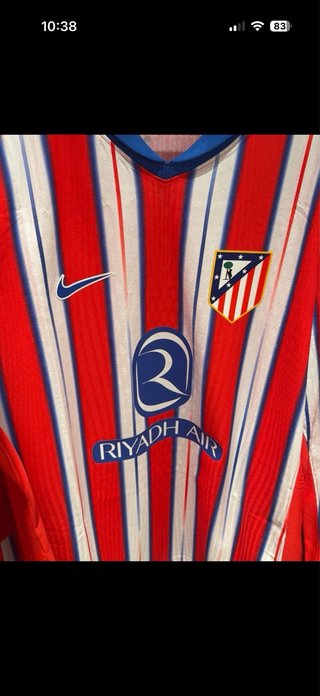 Camiseta Atlético de Madrid manga larga sin abrir