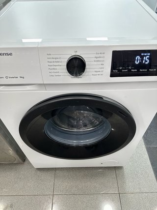 Lavadora Hisense 9kg Steam Inverter