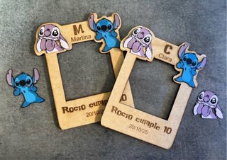 Cornici per foto in legno per la comunione Stitch