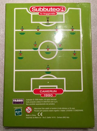 Subbuteo La Leggenda Squadra Team Camerun 1990 n 9