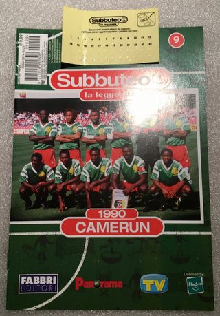 Subbuteo La Leggenda Squadra Team Camerun 1990 n 9