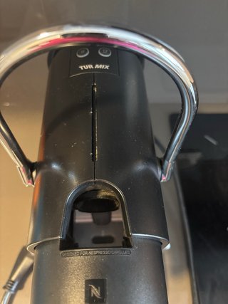 Macchina da caffè Nespresso nera