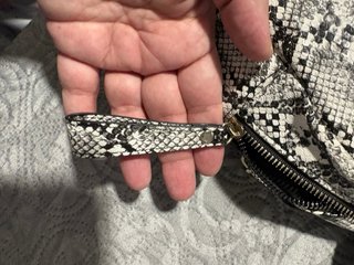 Mochila polipiel estampado serpiente