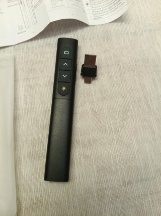 Control Presentaciones USB/Tipo-C 2 en 1