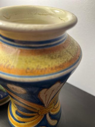 Coppia Albarelli Caltagirone Ceramica