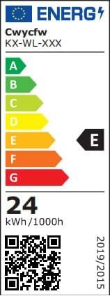 2 Apliques Exterior LED Blanco 24W IP65