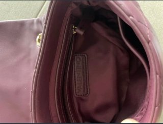 Bolso Valentino granate dorado