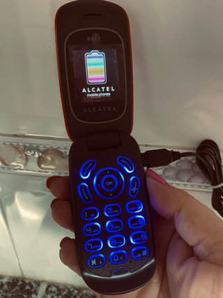 Alcatel OT222 Movistar Rojo