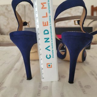 Sandali Buffalo Shoes blu eleganti 42