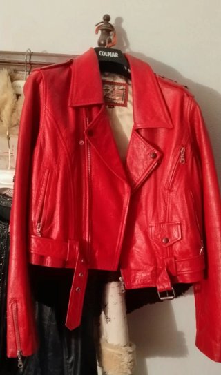 Chaqueta Piel Motera  Talla M