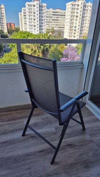 Silla exterior reclinable