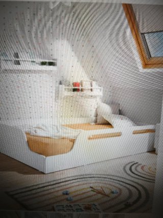 Cama baja Montessori Eco - Blanca