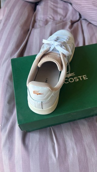 Zapatillas Lacoste Blancas y Rosas