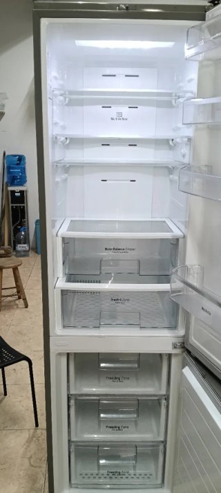 NEVERA L.G ACERO INOXIDABLE NO FROST ENERGÍA A++