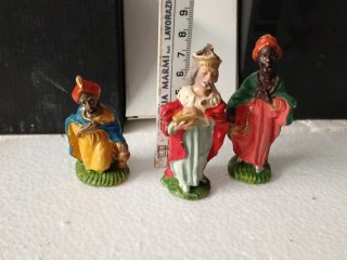 Pastori presepe vintage gesso.