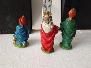 Pastori presepe vintage gesso.