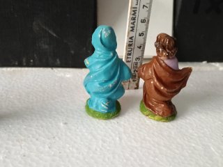 Pastori presepe vintage gesso.