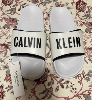 Sandalias Calvin Klein Talla 40 Unisex Blancas