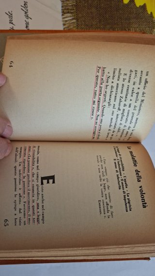 Libro vintage Il segreto della volontà anno 1940
