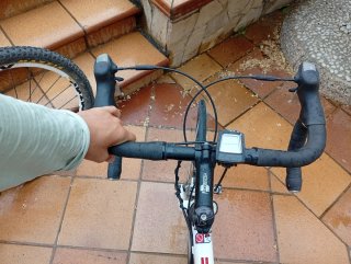 Bicicleta Carretera Btwin Roja/Blanca