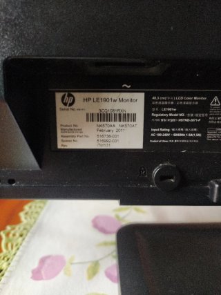 Monitor HP 19 Negro