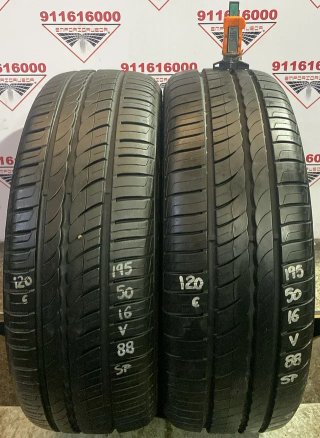 195 50 16 V PIRELLI RUEDA AL 90% VIDA UTIL