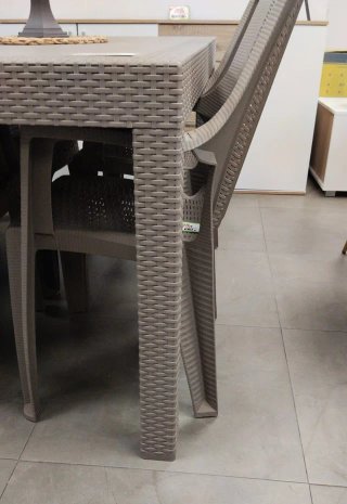 PACK ESENCIAL JARDIN EXTERIOR MESA + 4 SILLAS TOP
