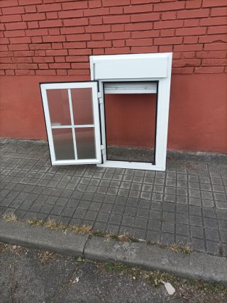 Ventana corredera aluminio con persiana