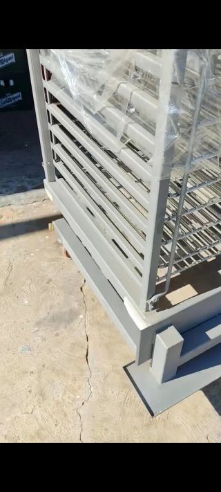 Carro horno de panadería metalico
