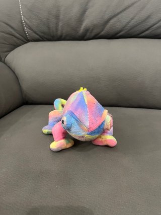 Peluche camaleonte colorato