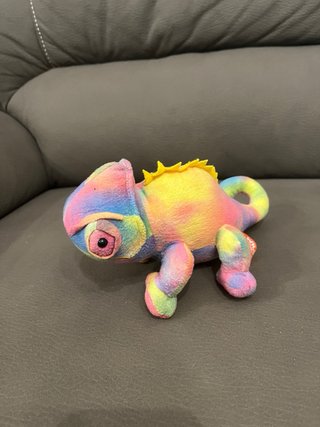 Peluche camaleonte colorato
