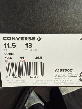 Zapatillas Converse Talla 46 Nuevas