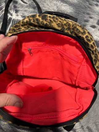 Mochila terciopelo print animal