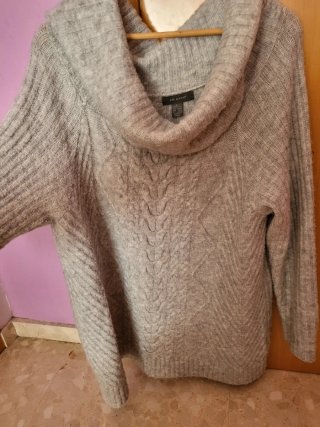 Jersey Primark gris talla L