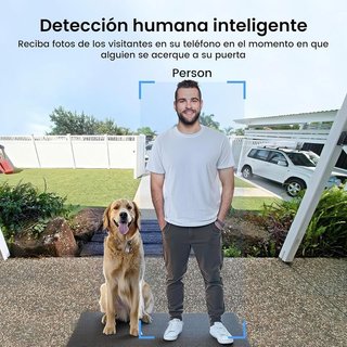 Timbre Inalámbrico con Cámara WiFi 2K