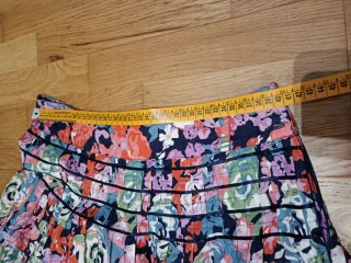 Falda de algodón floral verano