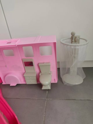 Caravana Barbie Rosa
