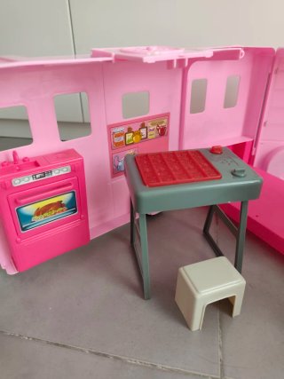 Caravana Barbie Rosa