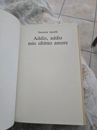 Addio, addio mio ultimo amore