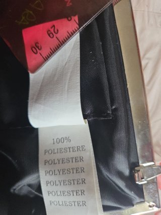 Borsa Extyn nera con dettagli turchesi