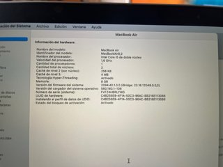 MacBook Air Retina 13” 2019 Medianoche