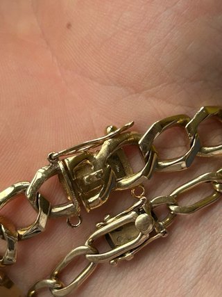 ESCLAVA DE PLATA 925, BAÑO DE 10 MICRAS EN ORO 18K