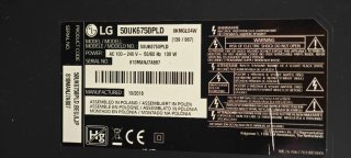 Despiece TV LG 50UK6750PLD