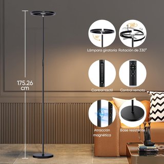 Lámpara Pie LED 22W 1300Lm Regulable