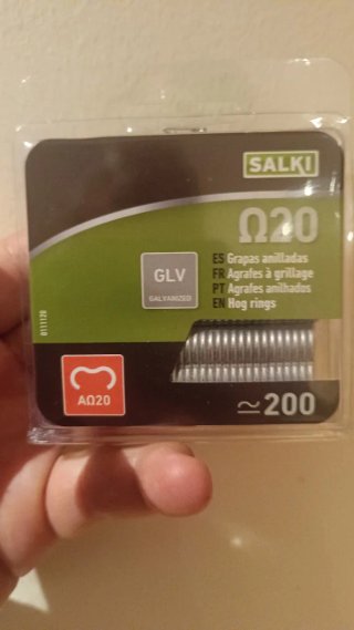 Grapas Salki Ω20 Galvanizadas (200 uds)