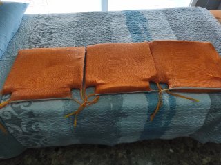 Asientos Naranja con Lazos