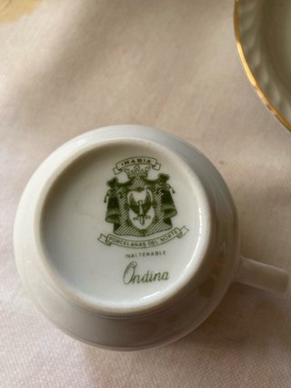 Juego de café porcelana 6 servicios
