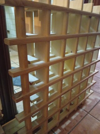 Botelleros de madera