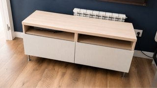 Mueble TV madera y metal