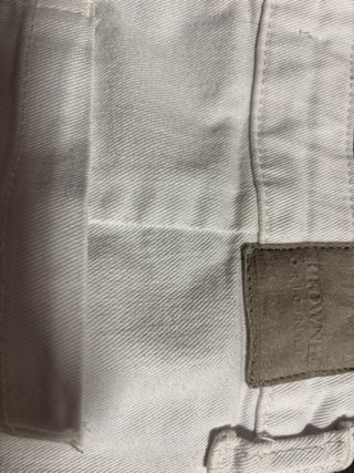 Pantalón campana vaquero blanco de Brownie